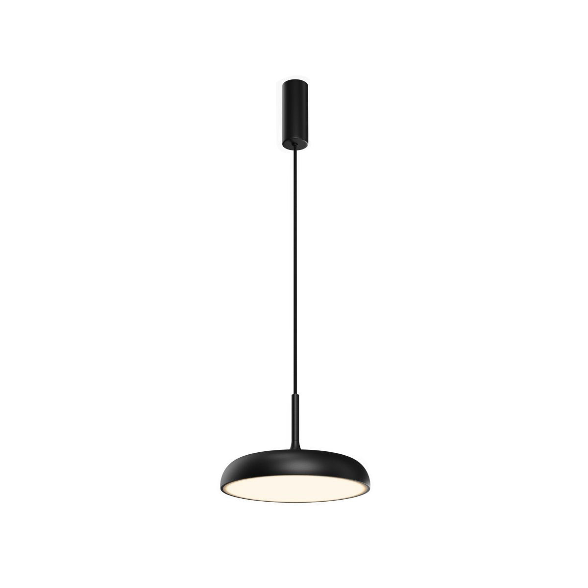 Suspension Gerhard base en métal et diffuseur blanc mat en acrylique au design contemporain par Maytoni