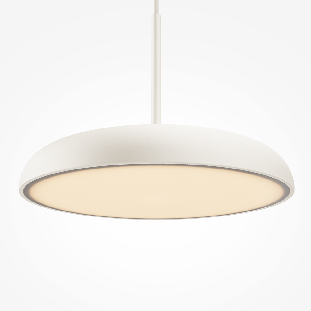 Suspension Gerhard base en métal et diffuseur blanc mat en acrylique au design contemporain par Maytoni Suspension Gerhard base en métal et diffuseur blanc mat en acrylique au design contemporain par Maytoni