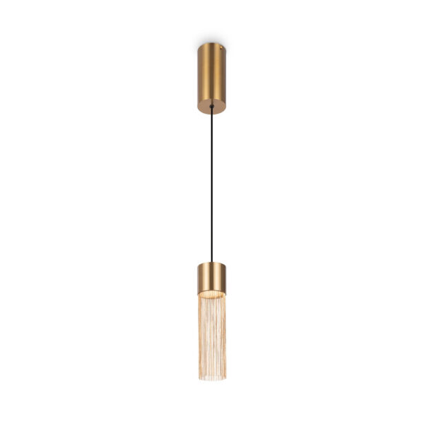 Suspension Imaginary en métal avec des chaînes gracieuses au design contemporain par Maytoni