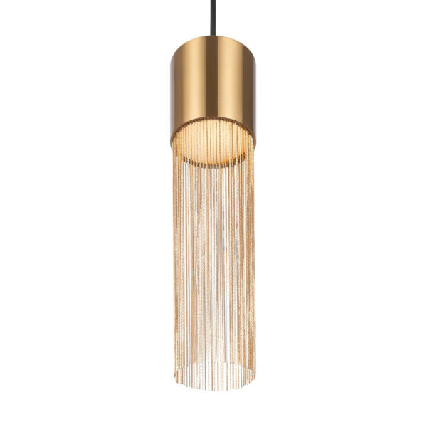 Suspension Imaginary en métal avec des chaînes gracieuses au design contemporain par Maytoni