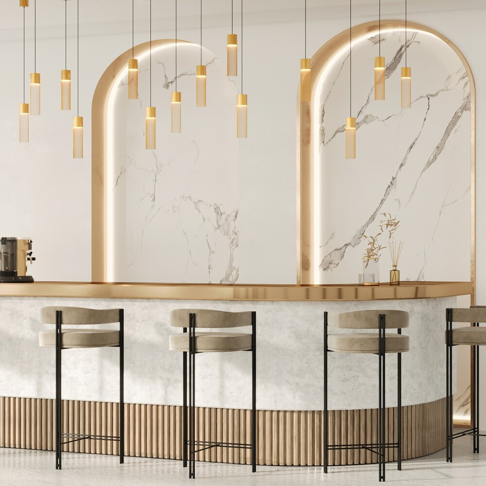 Suspension Imaginary en métal avec des chaînes gracieuses au design contemporain par Maytoni Suspension Imaginary en métal avec des chaînes gracieuses au design contemporain par Maytoni