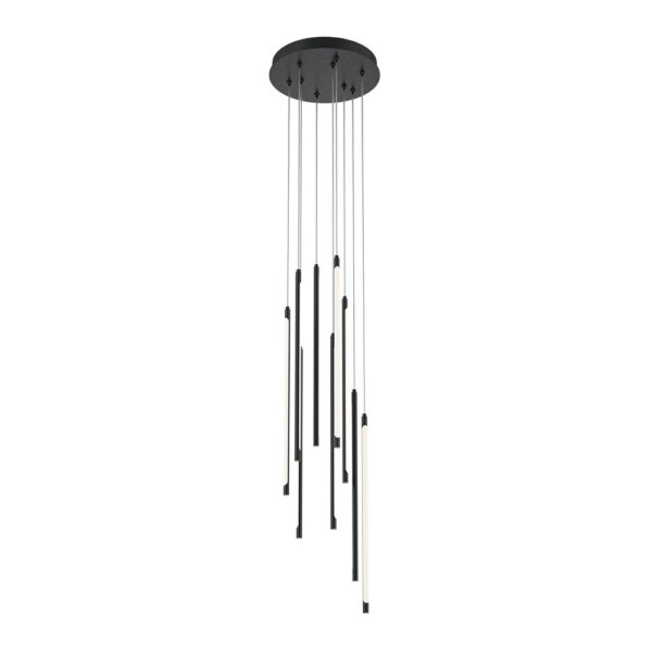 Suspension Light stick en aluminium avec diffuseur en acrylique blanc au design contemporain par Maytoni
