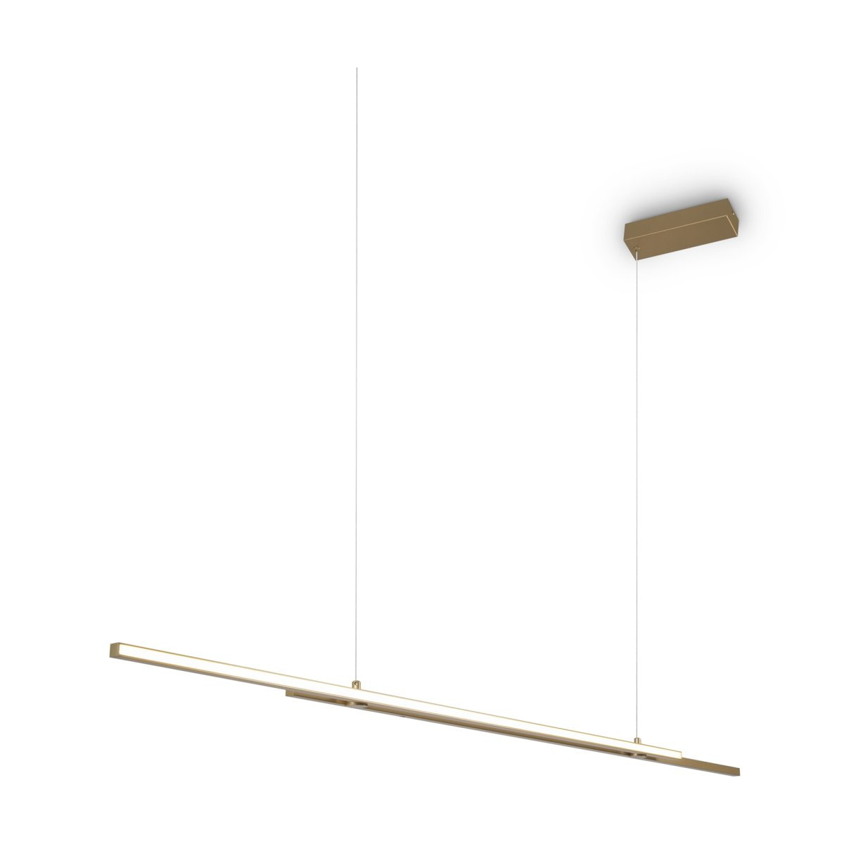 Suspension Halo base en aluminium linéaire avec diffuseur Led au design contemporain par Maytoni Suspension Halo base en aluminium linéaire avec diffuseur Led au design contemporain par Maytoni