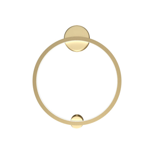 Applique Halo base en aluminium avec diffuseur en cercle au design contemporain par Maytoni