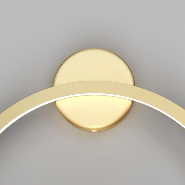 Applique Halo base en aluminium avec diffuseur en cercle au design contemporain par Maytoni