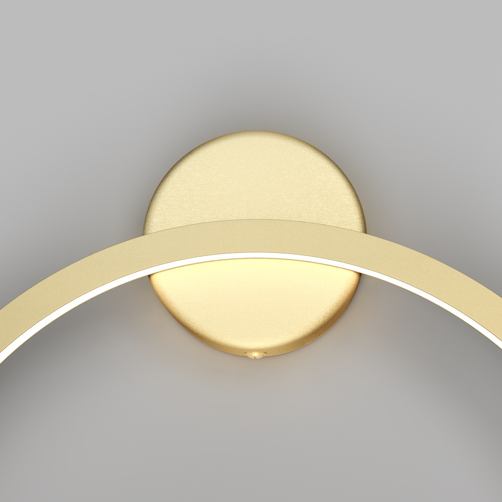 Applique Halo base en aluminium avec diffuseur en cercle au design contemporain par Maytoni
