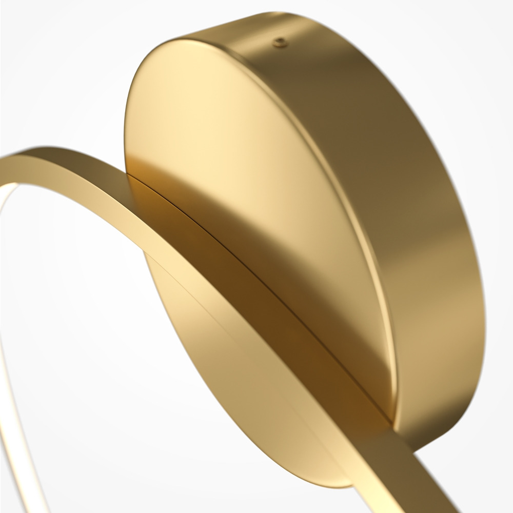 Applique Halo base en aluminium avec diffuseur en cercle au design contemporain par Maytoni Applique Halo base en aluminium avec diffuseur en cercle au design contemporain par Maytoni