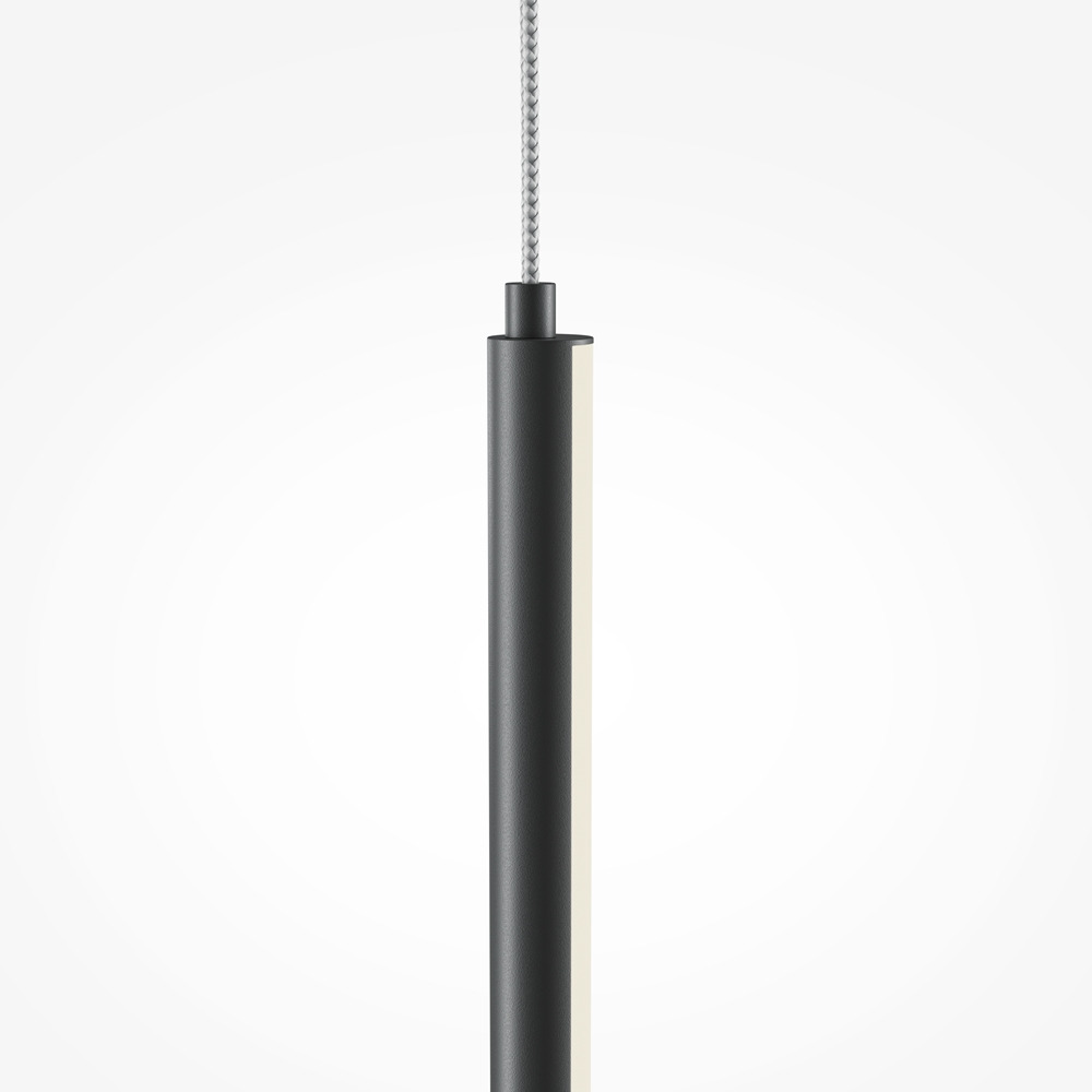 Suspension Halo base en aluminium avec diffuseur en tube vertical au design contemporain par Maytoni Suspension Halo base en aluminium avec diffuseur en tube vertical au design contemporain par Maytoni