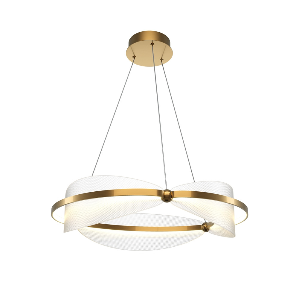 Suspension Breeze 1 base en métal avec éléments décoratifs en acrylique au design contemporain par Maytoni