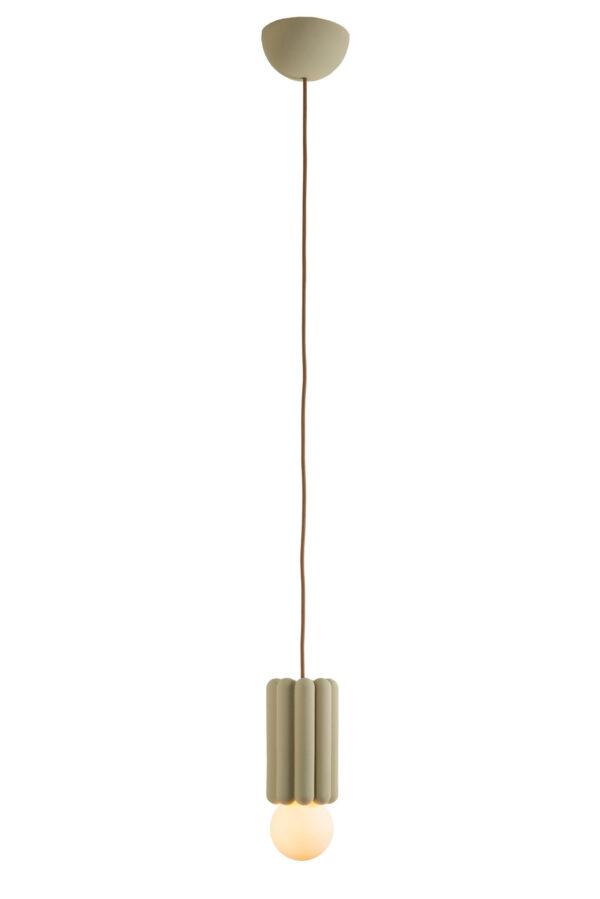 Suspension Stucco n°3 en céramique au design scandinave par Julia Jessen x Schneid Lighting