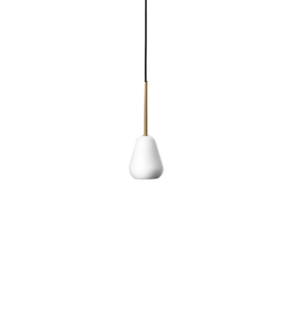 Suspension Anoli Spot base en métal avec abat-jour en verre au design contemporain par Sofie Refer x Nuura