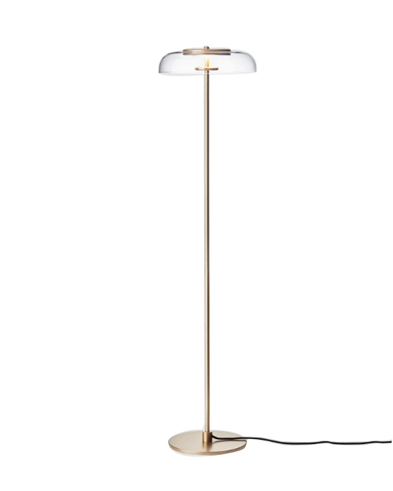 Lampadaire Blossi base en métal Or nordique par Sofie Refer x Nuura