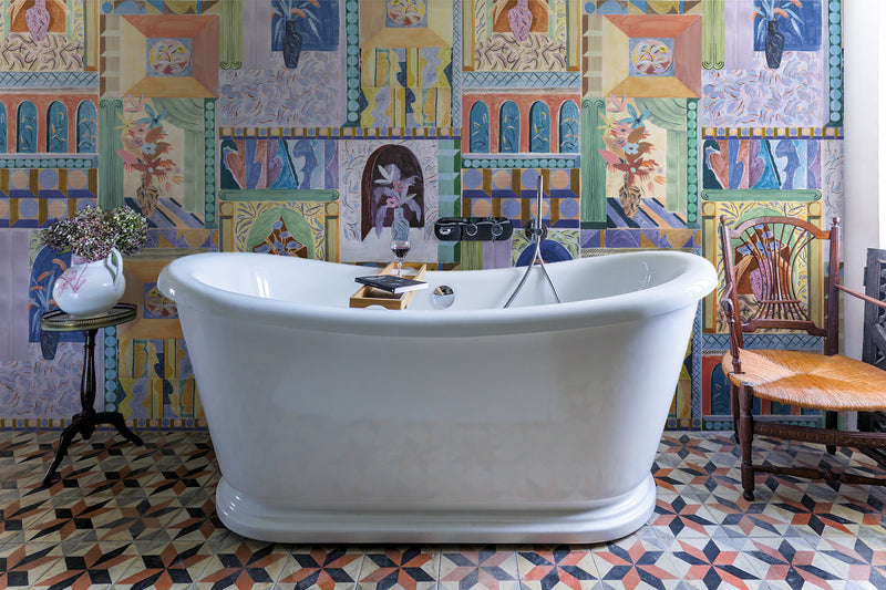 Papier peint design Vanessa par Vanessa Bell x Bien fait Paris