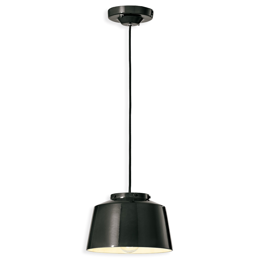 Suspension QUINDIM Decò en céramique Ø23 cm mate et brillante en 3 coloris par Ferroluce