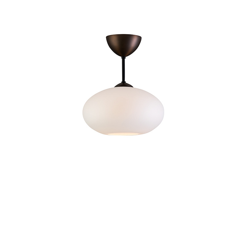 Plafonnier Bullo H32 base en métal et abat-jour en verre au design contemporain par Belid Plafonnier Bullo H32 base en métal et abat-jour en verre au design contemporain par Belid