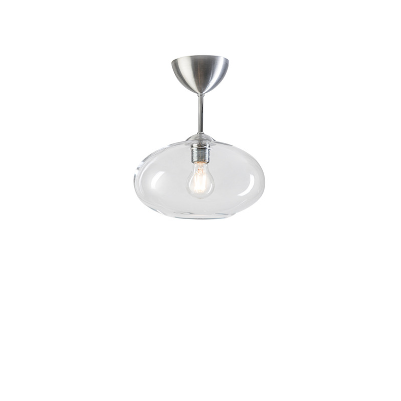 Plafonnier Bullo H32 base en métal et abat-jour en verre au design contemporain par Belid Plafonnier Bullo H32 base en métal et abat-jour en verre au design contemporain par Belid