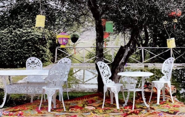 Table Industry Garden Ø 70 cm en aluminium par Seletti