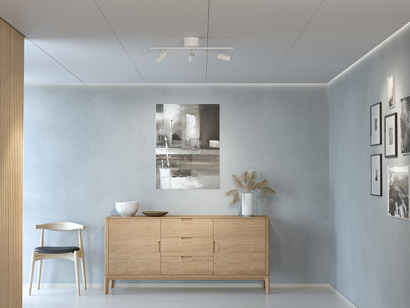 Plafonnier Spot rail Cato Spot avec base en métal au design contemporain par Belid Plafonnier Spot rail Cato Spot avec base en métal au design contemporain par Belid
