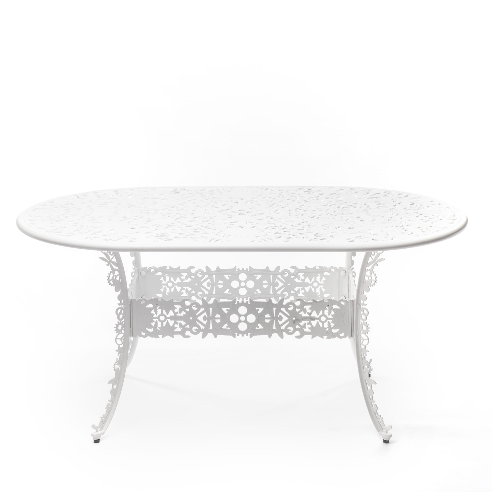 Table Industry Oval Garden 152 cm en aluminium par Seletti Table Industry Oval Garden 152 cm en aluminium par Seletti