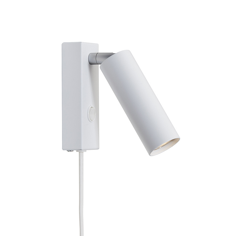 Applique Cato Slim Blanc base en métal au design contemporain par Belid