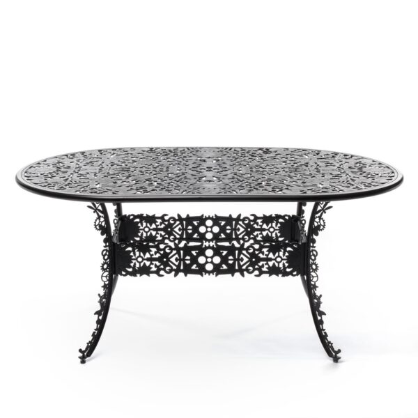 Table Industry Oval Garden 152 cm en aluminium par Seletti