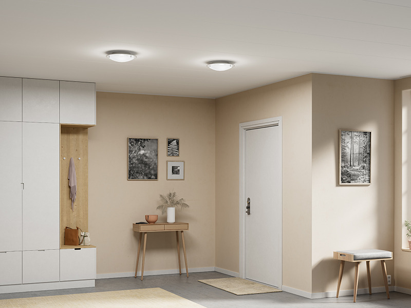 Plafonnier Cirklo dimmable avec base en métal au design contemporain par Belid Plafonnier Cirklo dimmable avec base en métal au design contemporain par Belid