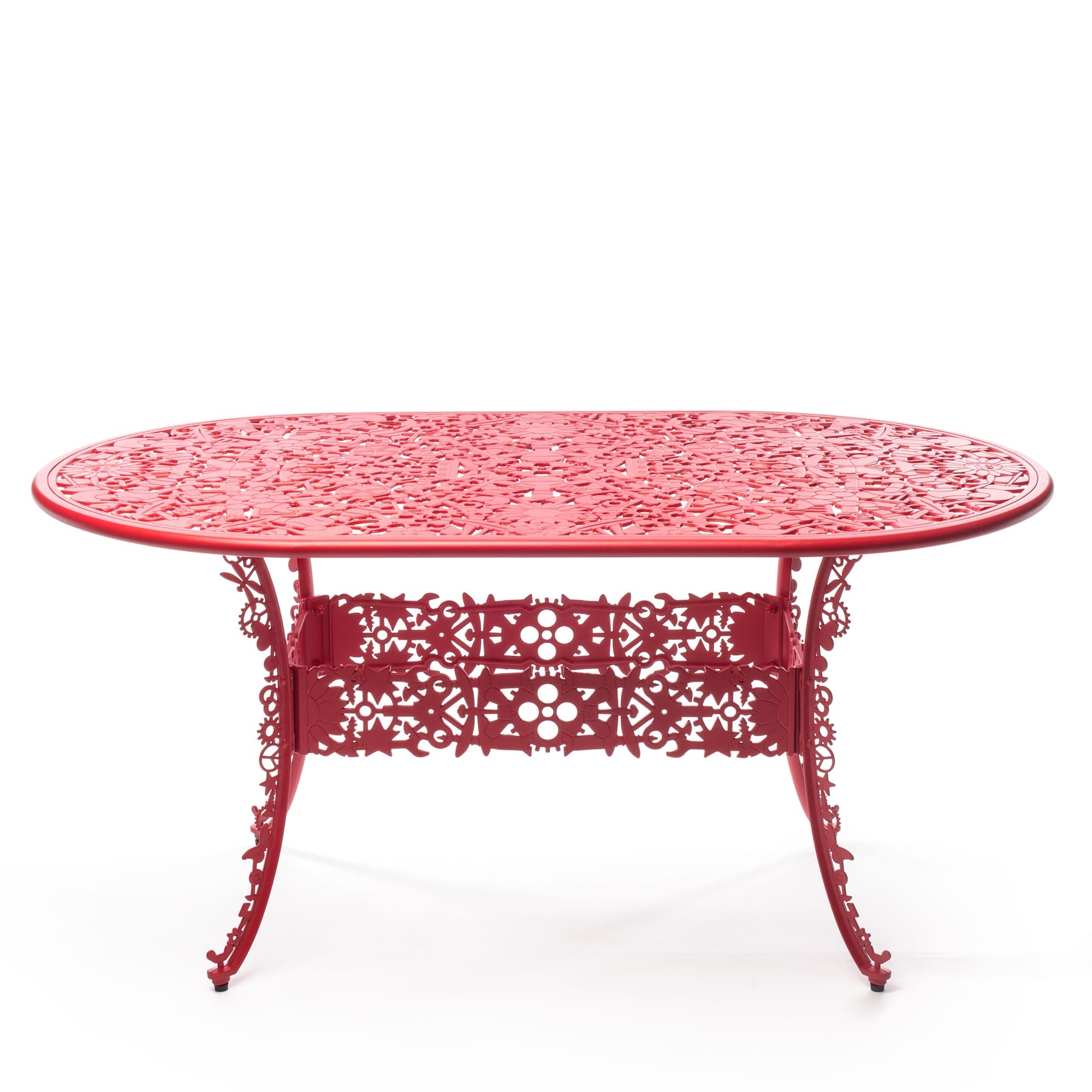 Table Industry Oval Garden 152 cm en aluminium par Seletti Table Industry Oval Garden 152 cm en aluminium par Seletti