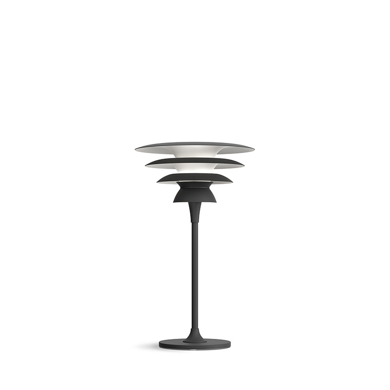 Lampe à poser DaVinci avec base en métal au design contemporain par Belid