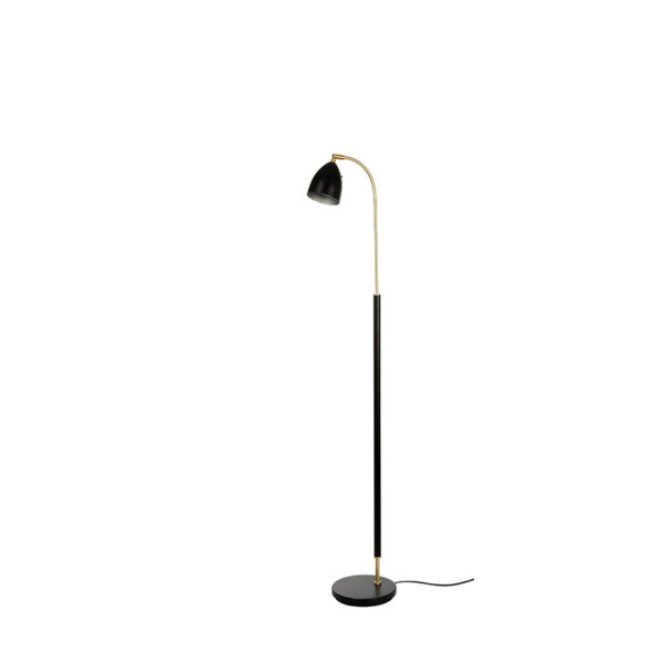 Lampadaire Deluxe dimmable avec base en métal au design contemporain par Belid