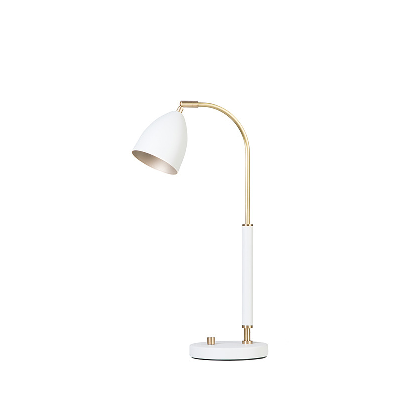 Lampe à poser Deluxe dimmable avec base en métal au design contemporain par Belid