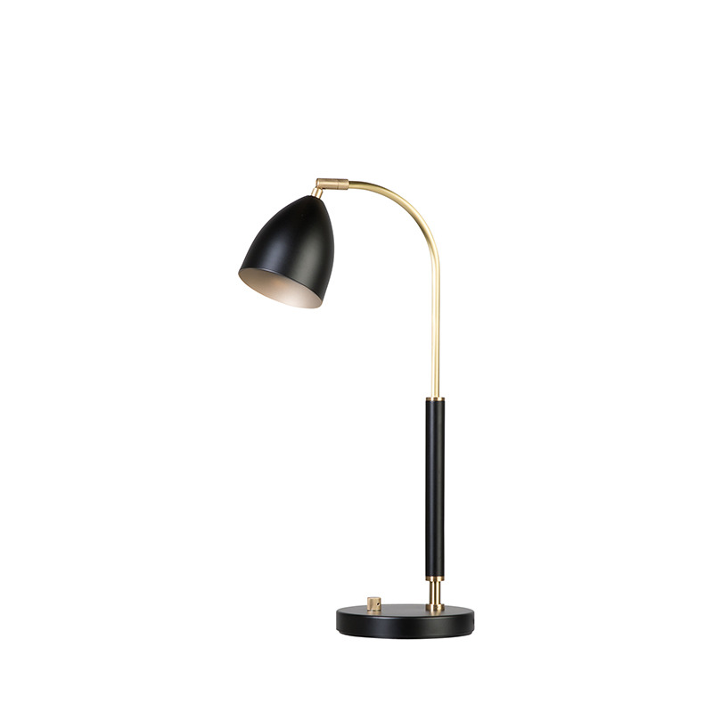 Lampe à poser Deluxe dimmable avec base en métal au design contemporain par Belid