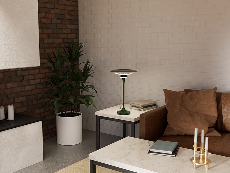 Lampe à poser Diablo avec base en métal au design contemporain par Belid Lampe à poser Diablo avec base en métal au design contemporain par Belid