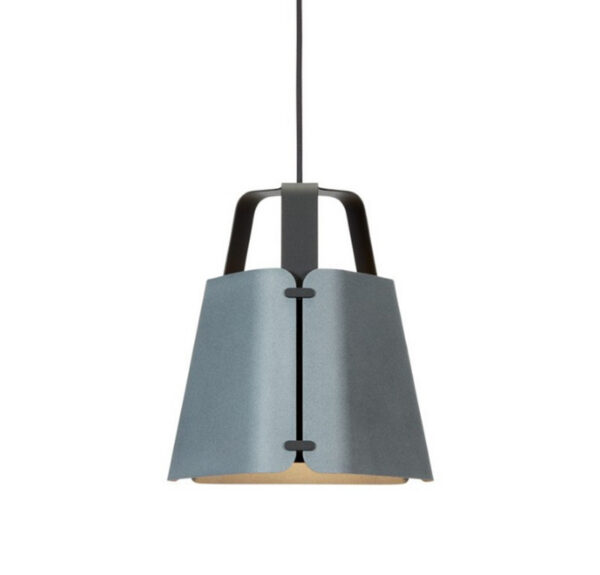 Suspension Fold dimmable en métal sous forme de béton au design contemporain par Belid