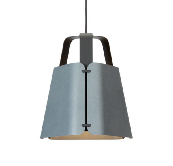 Suspension Fold dimmable en métal sous forme de béton au design contemporain par Belid