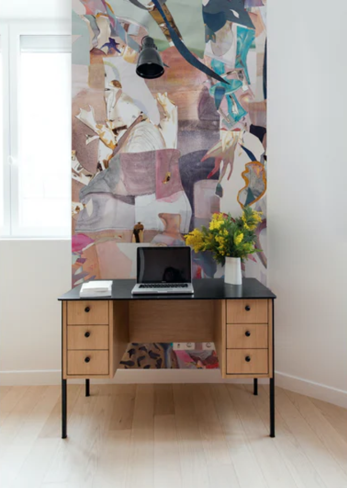 Papier peint design Mathilde par Mathilde Denize x Bien fait Paris Papier peint design Mathilde par Mathilde Denize x Bien fait Paris
