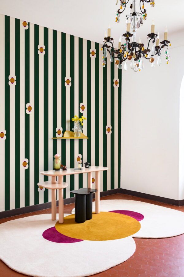 Papier peint design Maïoun par Margaux Keller x Bien fait Paris