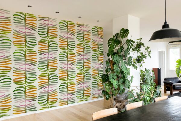Papier peint design Holiday par Cécile Figuette x Bien fait Paris