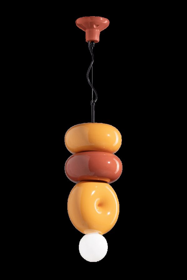 Suspension Bumbum 2 en céramique par Giorgio Biscaro x Ferroluce