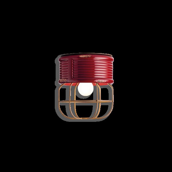 Plafonnier C2342 en céramique au design vintage par Ferroluce