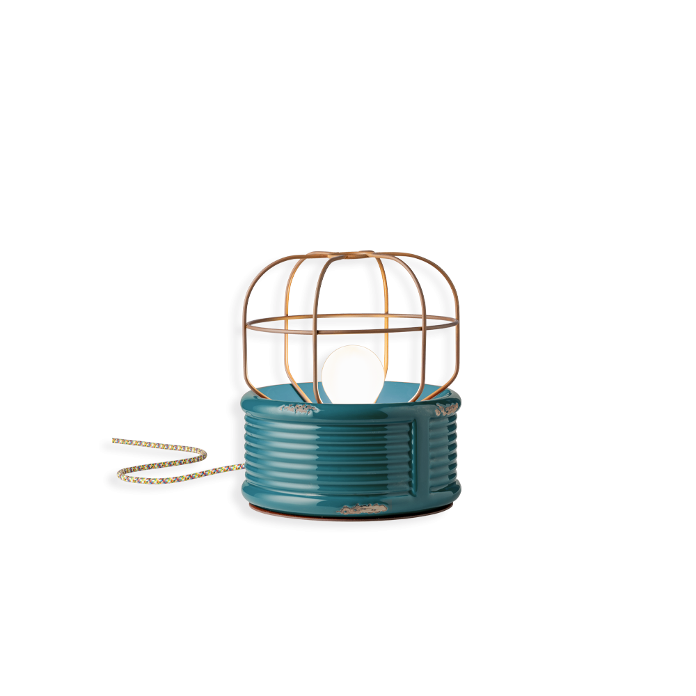 Lampe à poser C2345 en céramique au design vintage par Ferroluce Lampe à poser C2345 en céramique au design vintage par Ferroluce