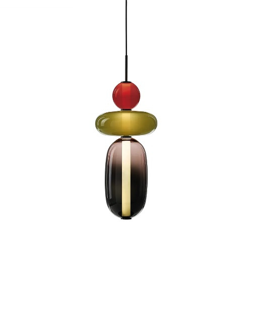 Suspension Pebbles S configuration 2 par Boris Klimek x Bomma
