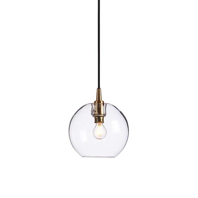 Suspension Gloria dimmable avec base en métal et abat-jour en verre au design contemporain par Belid Suspension Gloria dimmable avec base en métal et abat-jour en verre au design contemporain par Belid
