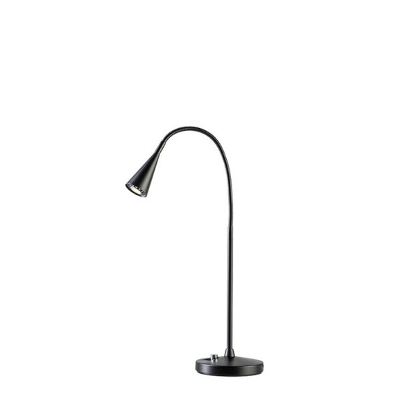 Lampe à poser Ledro dimmable avec base en métal et tête flexible au design contemporain par Belid