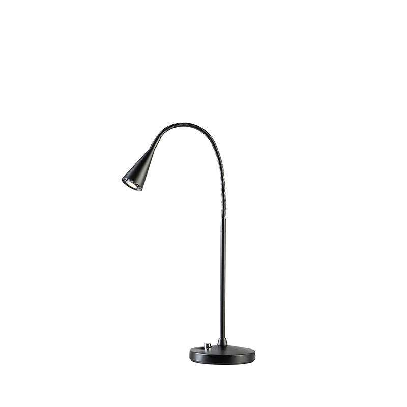 Lampe à poser Ledro dimmable avec base en métal et tête flexible au design contemporain par Belid