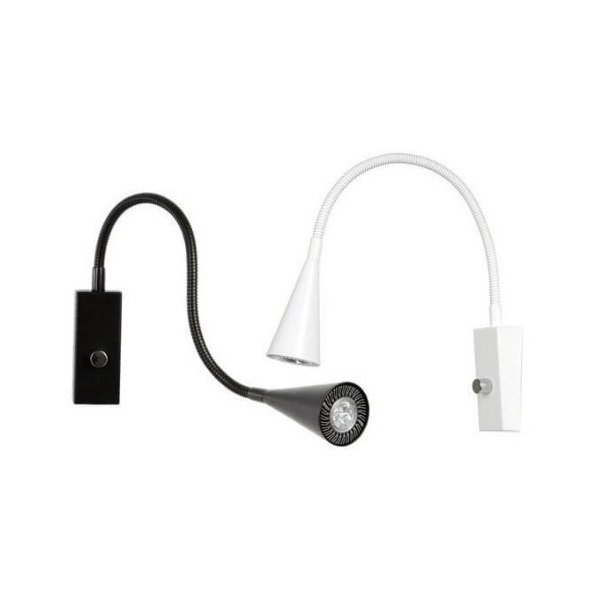 Applique Ledro dimmable avec base en métal et tête flexible au design contemporain par Belid Applique Ledro dimmable avec base en métal et tête flexible au design contemporain par Belid