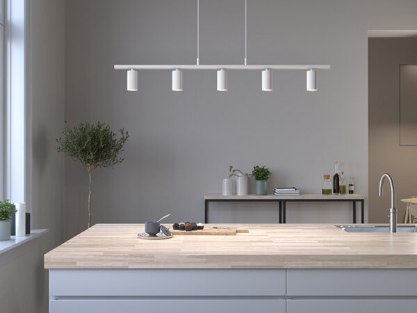Suspension Lucy dimmable linéaire en métal au design contemporain par Belid