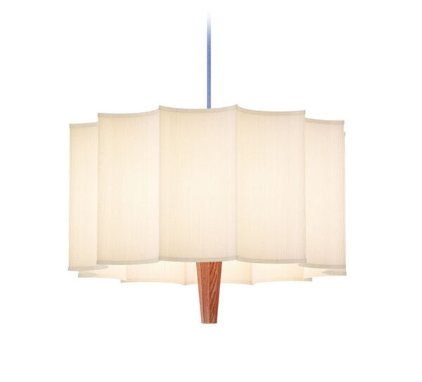 Suspension Rain en bois de châtaignier par Robin Lamps