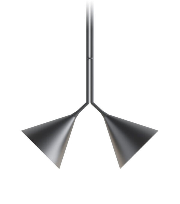 Suspension Rubi Duo en fer par Robin Lamps