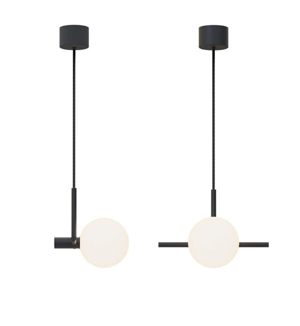 Suspension Roxanne duo en fer par Robin Lamps