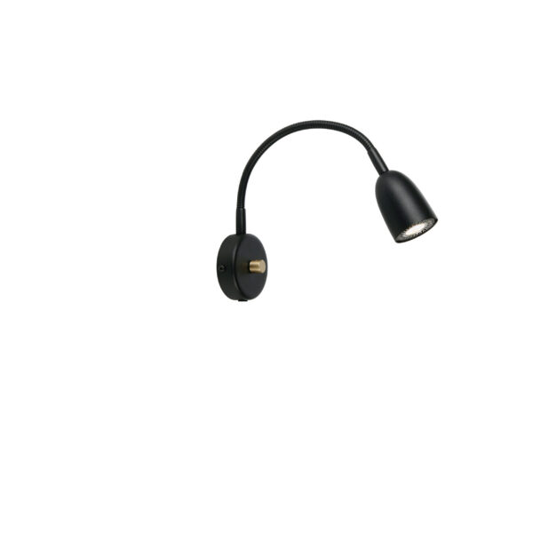 Applique Radiell dimmable flexible base en métal au design contemporain par Belid